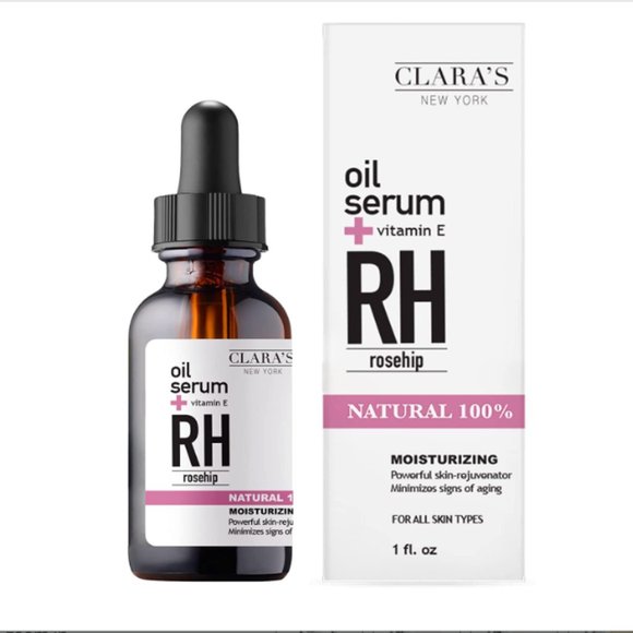 CLARA'S NEW YORK Moisturizing Rosehip Facial Oil Serum - Picture 1 of 2